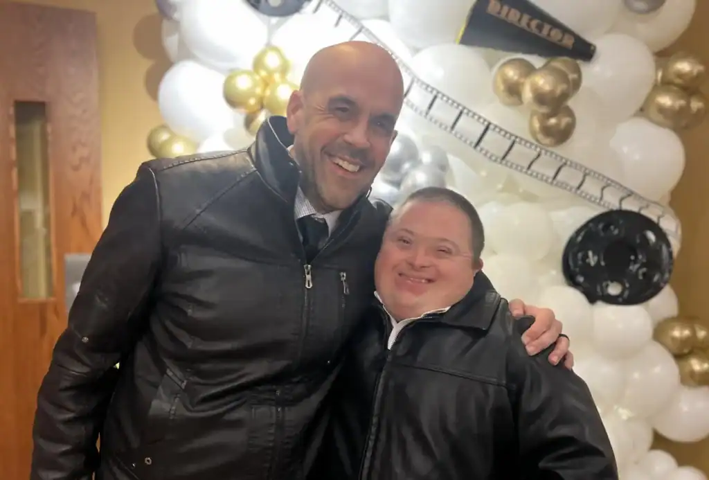 Todd and Spike at premiere of Thriving Together Documentary.